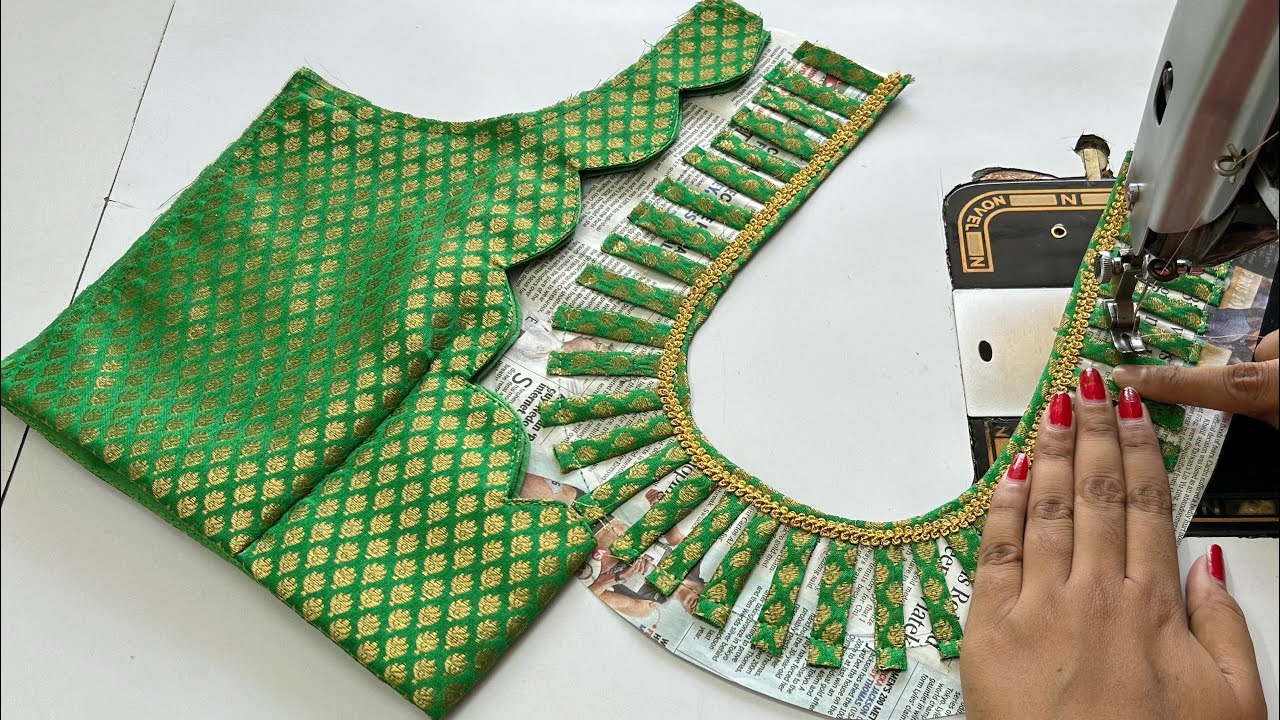 Model Blouse Design Back Neck | Blouse Designs | Cutting And Stitching Back Neck Blouse Design