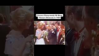 The moment when #RowanAtkinson met #PrincessDiana #shorts
