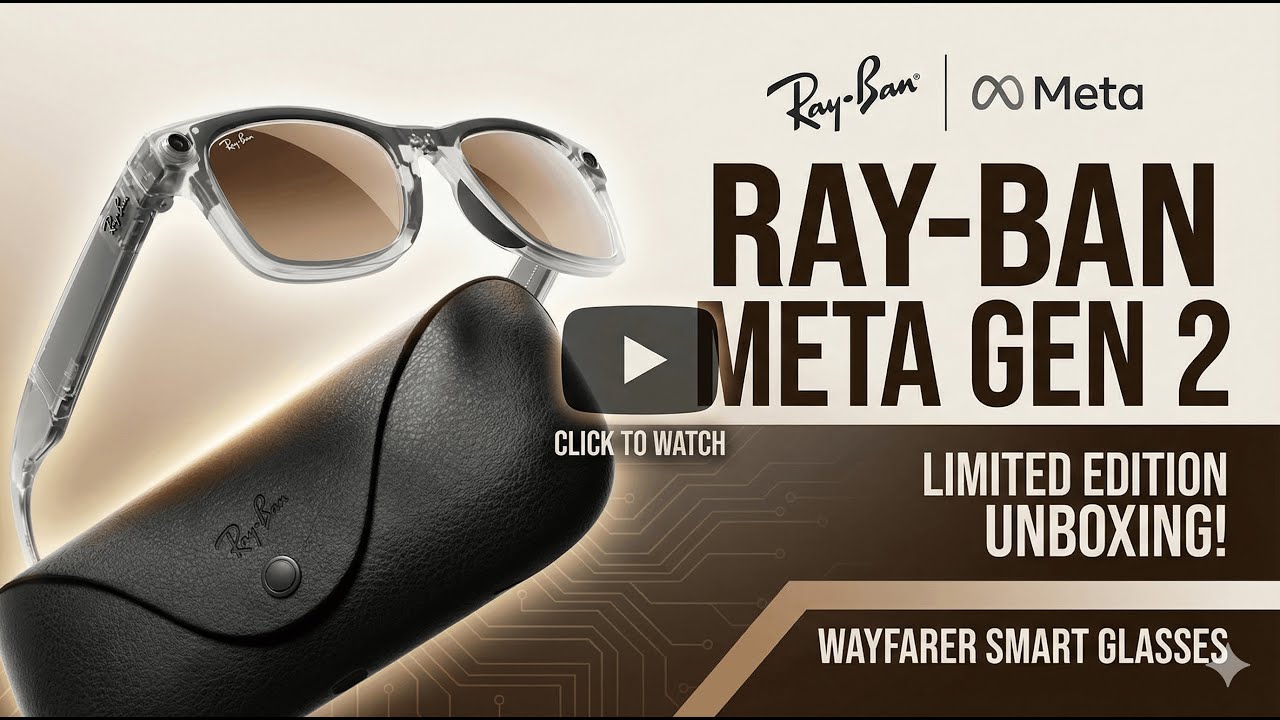 Ray-Ban Meta Wayfarers Gen 2 LIMITED EDITION First Look! - YouTube