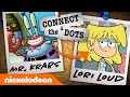 How to get from MR. KRABS to LORI LOUD! 📌 | Connect the Dots