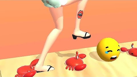 Tippy Toe 3D - Satisfying ASMR Sound - All Levels Gameplay for iOS, Android Part 20