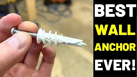 These Are The BEST DRYWALL ANCHORS EVER! (Homeowners + DIYers Should Keep These Sheetrock Anchors!)