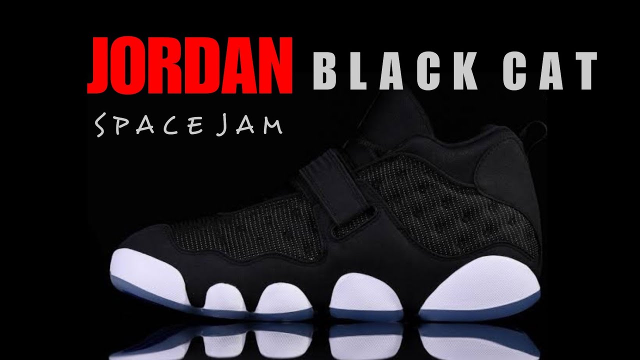 air jordan black cat space jam