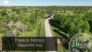A Luxury Acreage Community | Timber Bridge | Chappell Hill Texas | Hodde Real Estate Co.