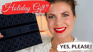 Rouge Dior Deluxe Holiday Lipstick Collection - Set of 4 Unboxing & Lipstick Swatches | Dior Holiday