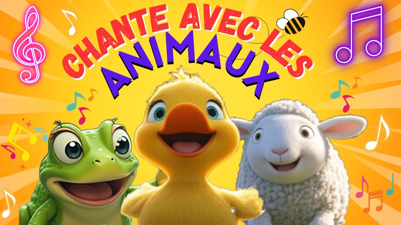 Chante avec les Animaux 🎤 | Chanson Drôle et Educative pour Enfants