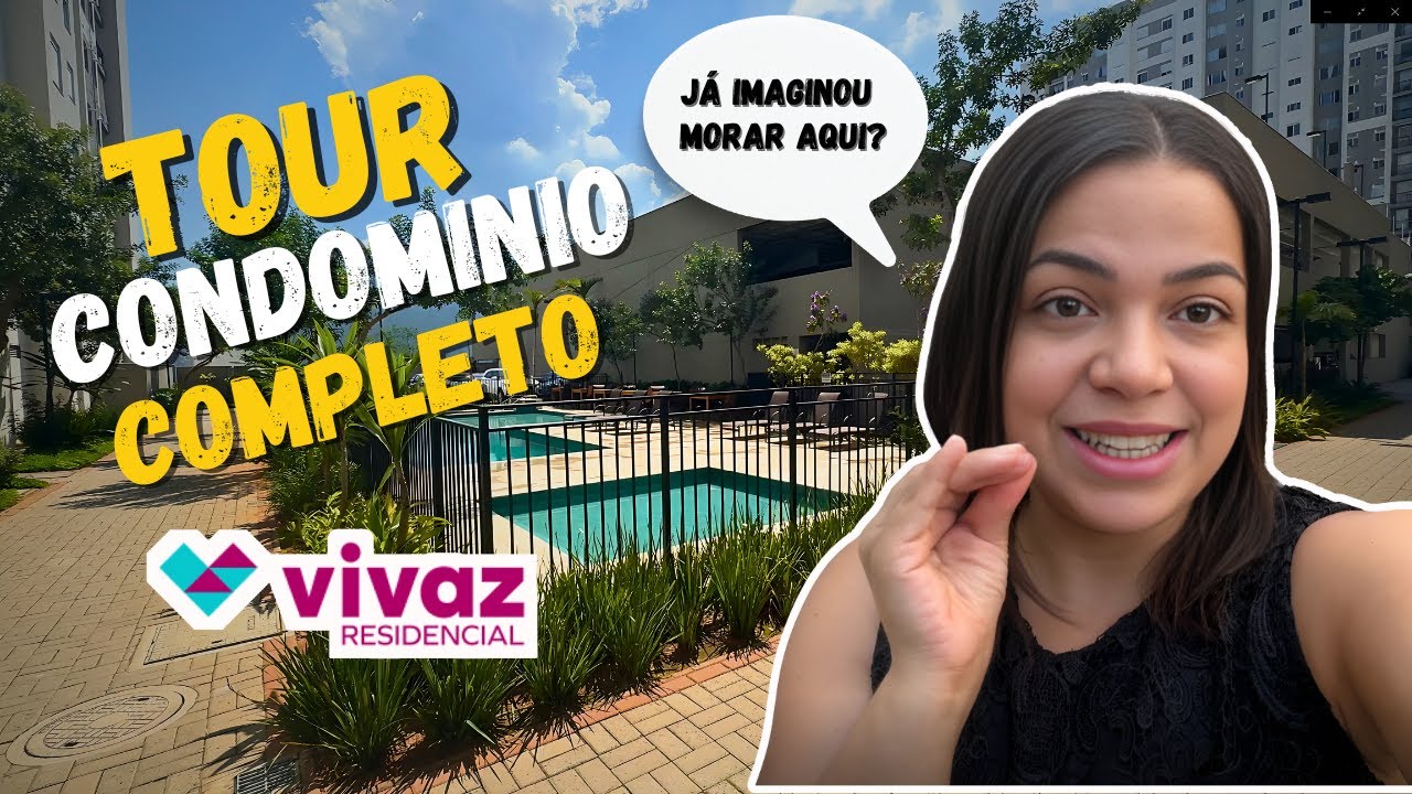 Viva com Conforto e Lazer: Conheça o Condomínio Vivaz! (TOUR COMPLETO)
