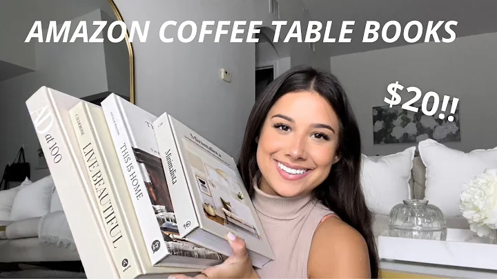 Livros de mesa de café na AMAZON! | Decoração neutra e minimalista