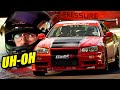 Scary nissan skyline r34  no abs no tc sequential rwd  nrburgring