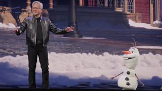 New Robot Olaf Revealed at NVIDIA GTC