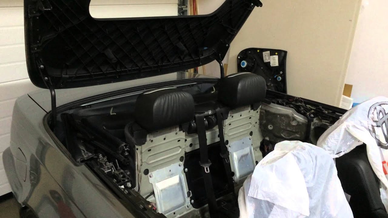 BMW e46 soft top does not close.