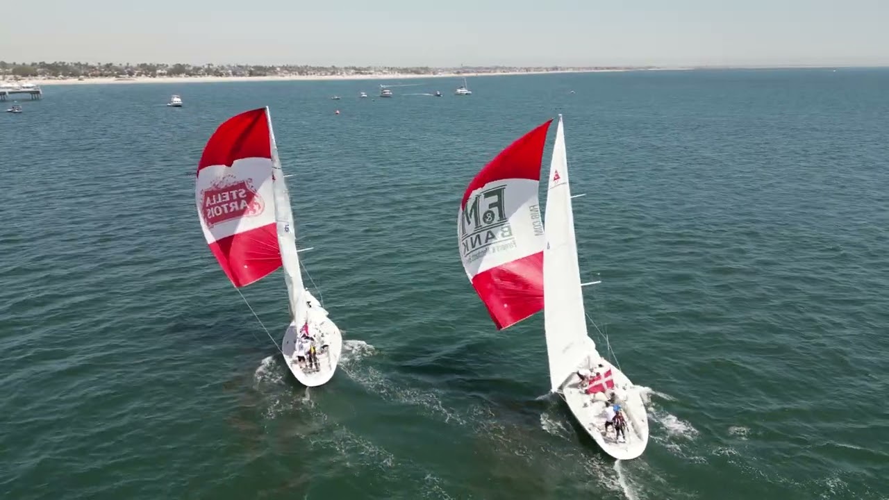 2023 Congressional Cup   Semi Final   F3M1   Borch v Williams downwind pass