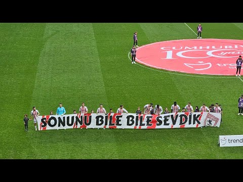 Samsunspor Kasımpaşa karşılaşması Büyük Samsunspor taraftarı.🔥