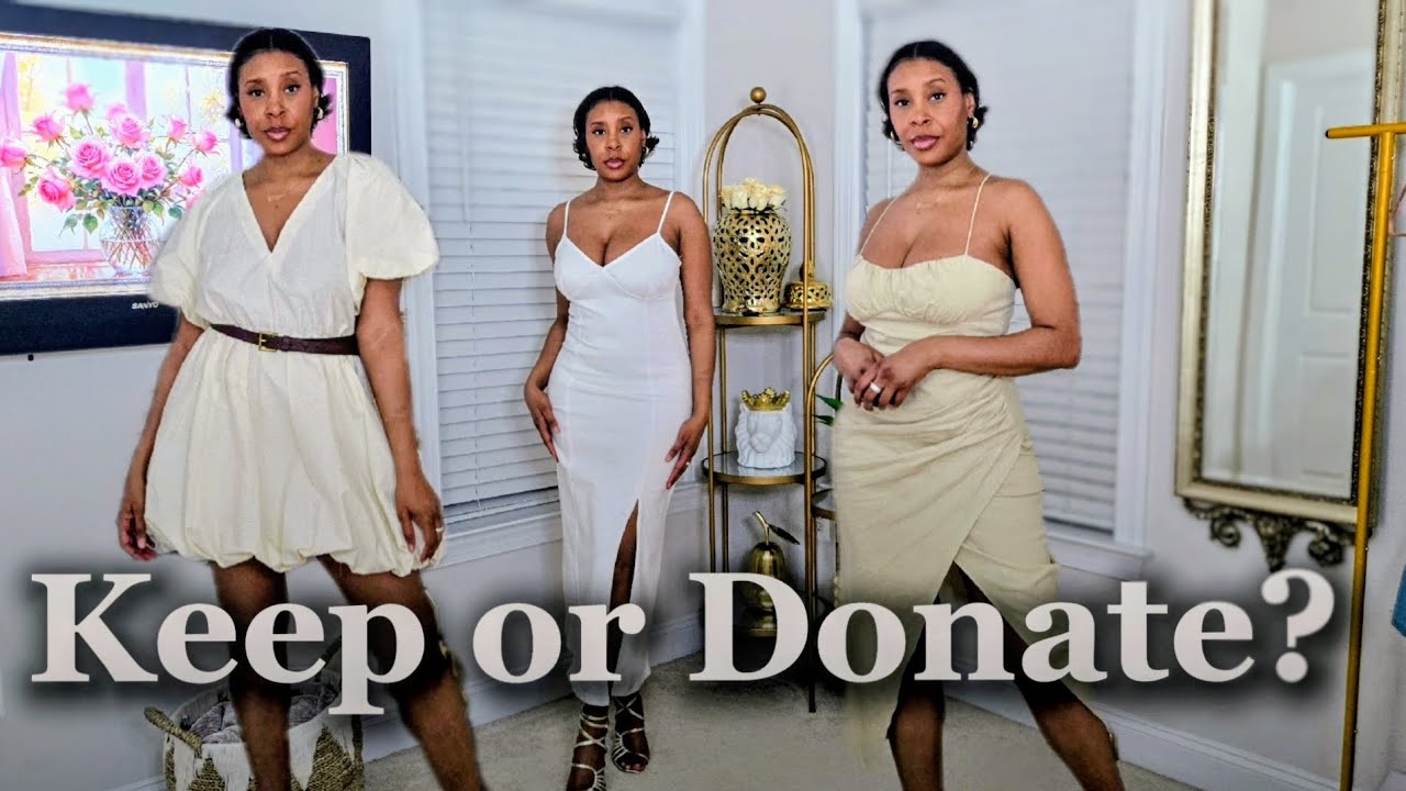 Summer Dress Try-On | Shopping My Closet Before Buying New