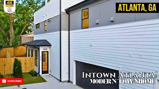 Super Modern Rooftop Deck Townhome Located In Booming Atlantas Reynoldstown Neighborhood Under $1M