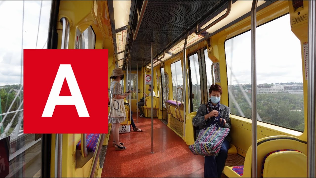 MATRA-Siemens VAL 208 AG N°40 - Ligne Métro A entre Roseraie et Balma-Gr. - Réseau Tisséo - Toulouse