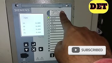 Testing & Programming of Over Current & Earth fault protection in 7sr57 relay #siemens  #overcurrent