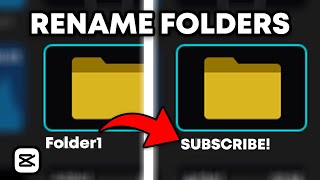 How To Rename Folders In CapCut | Quick & Easy Resimi