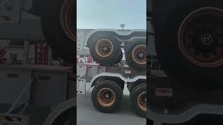 New trailers that assembled with ZY Brand disc axle and air suspension will be exported soon.