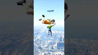 GTA 5 Epic Water Ragdolls | Spider-Man Jumps / Fails  SpiderMan vs Minions &amp; Hulk #shortsfeed #gtav