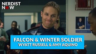 Falcon and Winter Soldier: Wyatt Russell and Amy Aquino Interview (Nerdist Now w/ Hector Navarro)