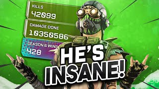 This OCTANE HAD 40,000 KILLS! (Apex Legends Console)