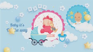 Baby Shower Invitation Video | Godh Bharai Invitation Video| Customised Invitation | # 84