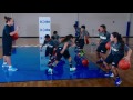 Stationary 1-2 Behind The Back Drill
