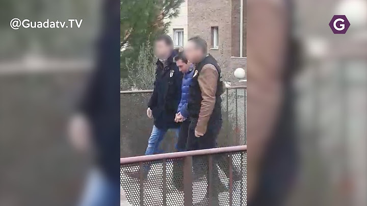 El presunto asesino de Arantxa vuelve a Azuqueca a reconstruir el crimen.