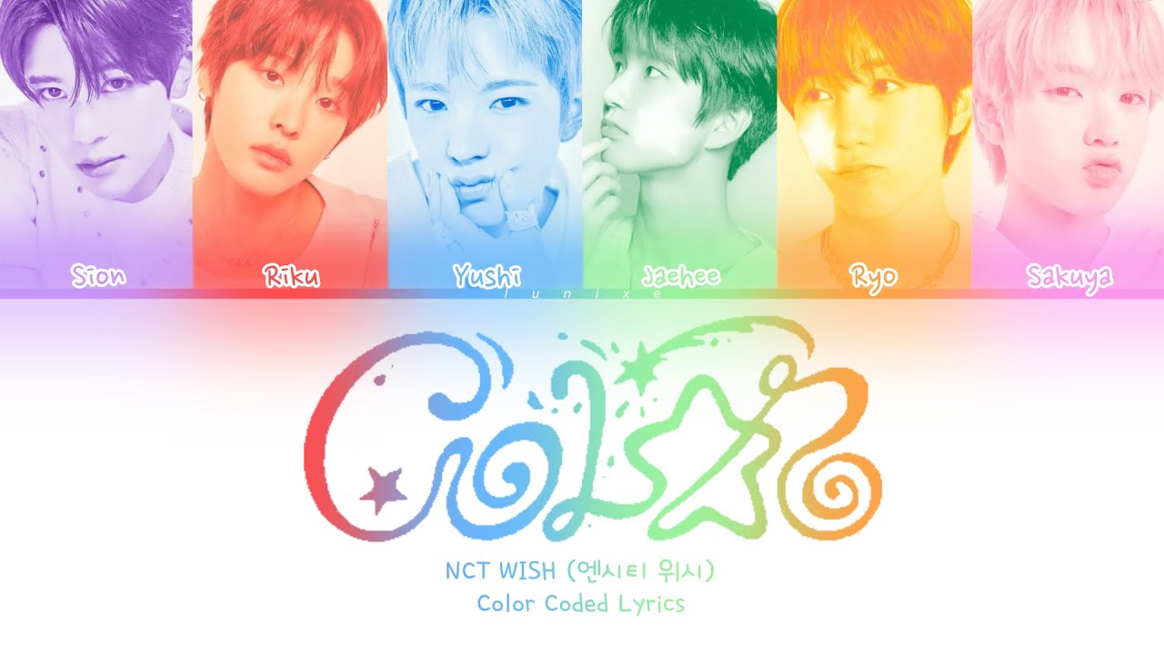 NCT WISH (엔시티 위시) ‘COLOR (컬러)’ Color Coded Lyrics 가사 [Han/Rom/Eng ...