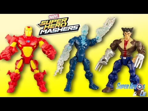 Toy Marvel Super Hero Mashers Iron Man Wolverine Electro Mash Up 4k Super  Héros 