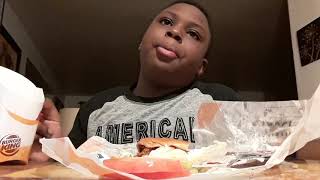 Burger king mukbang with my brother and cousin🍔🍔🍟🍟