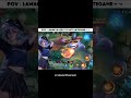 late game lawan wanwan Ting Ting Lesley auto pusing🤣😂 #mobilelegends #shorts
