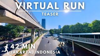 Teaser | Virtual Running Video For Treadmill in Jakarta #Indonesia #virtualrunningtv #virtualrun