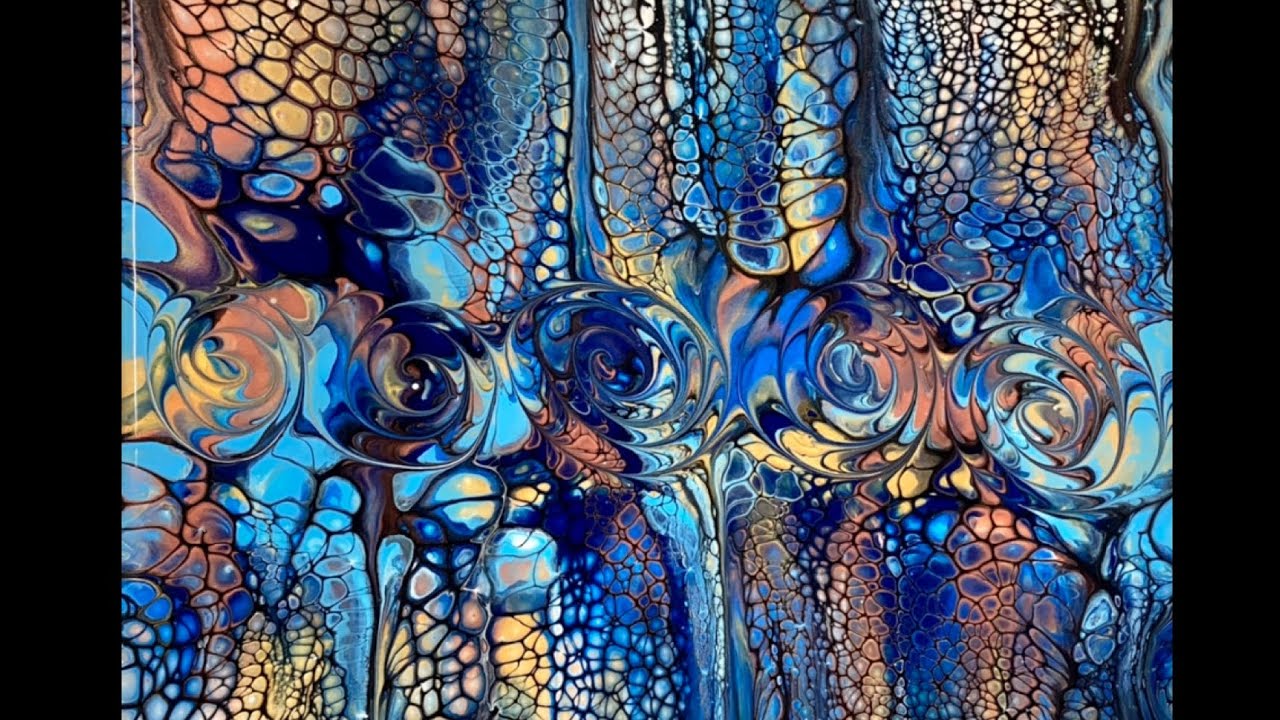 (1065) Swipe and Swirl Technique ~ Acrylic Paint Pouring~Must See - YouTube