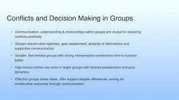 Medium Summary | Lecture 10: Speaking in Groups