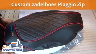 Custom zadelhoes monteren Piaggio Zip | Montagevideo - De Scooter Shop -  YouTube