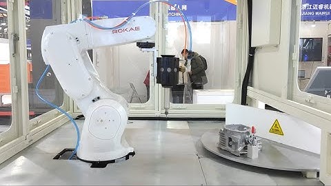 ROKAE XB7 Projekt Gussentgratungs Arbeitsstation