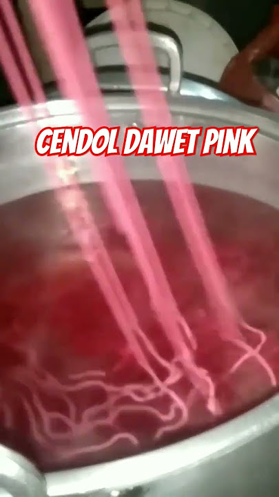 cara membuat cendol dawet pink #minumankekinian #cendoldawet #escendoldawet