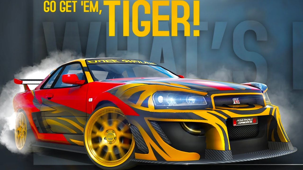Asphalt 8, THE TIGER, Nissan Skyline GT-R R34 Special Edition