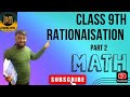 Rationalisation part 2 class 9th #youtubeshorts #9th