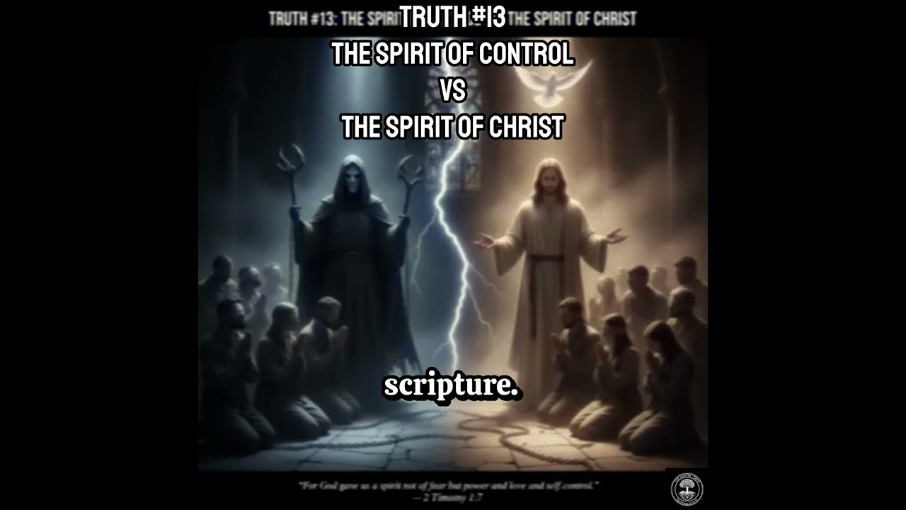 Неудобные истины. Истина № 13. Дух контроля против Духа Христа.