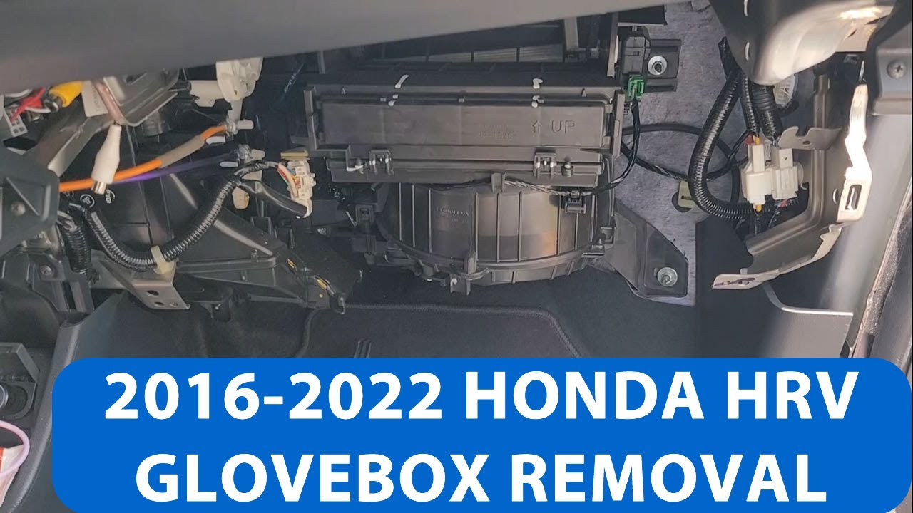 Как снять перчаточный ящик Honda HRV 2016-2022.