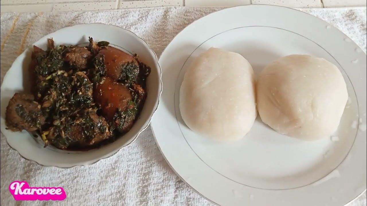 How I Prepare Vegetable Soup. Using Water Leaf & Bitter Leaf. Come Cook