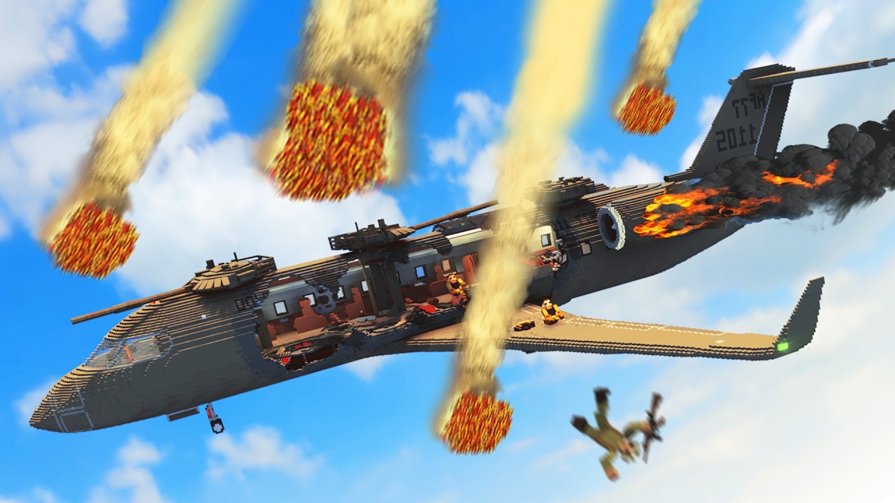 Realistic Volcano Eruption Destruction 😱 Teardown Movie