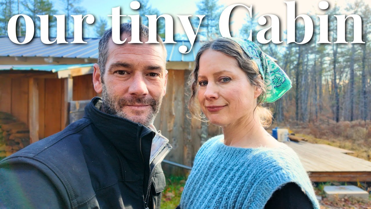 Our Off-Grid Tiny Cabin in the Maine Woods | Full Inside Tour