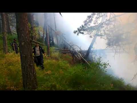 ხანძარი აბასთუმანში უკრაინული თვითმფრინავის შემოსვლის წინ