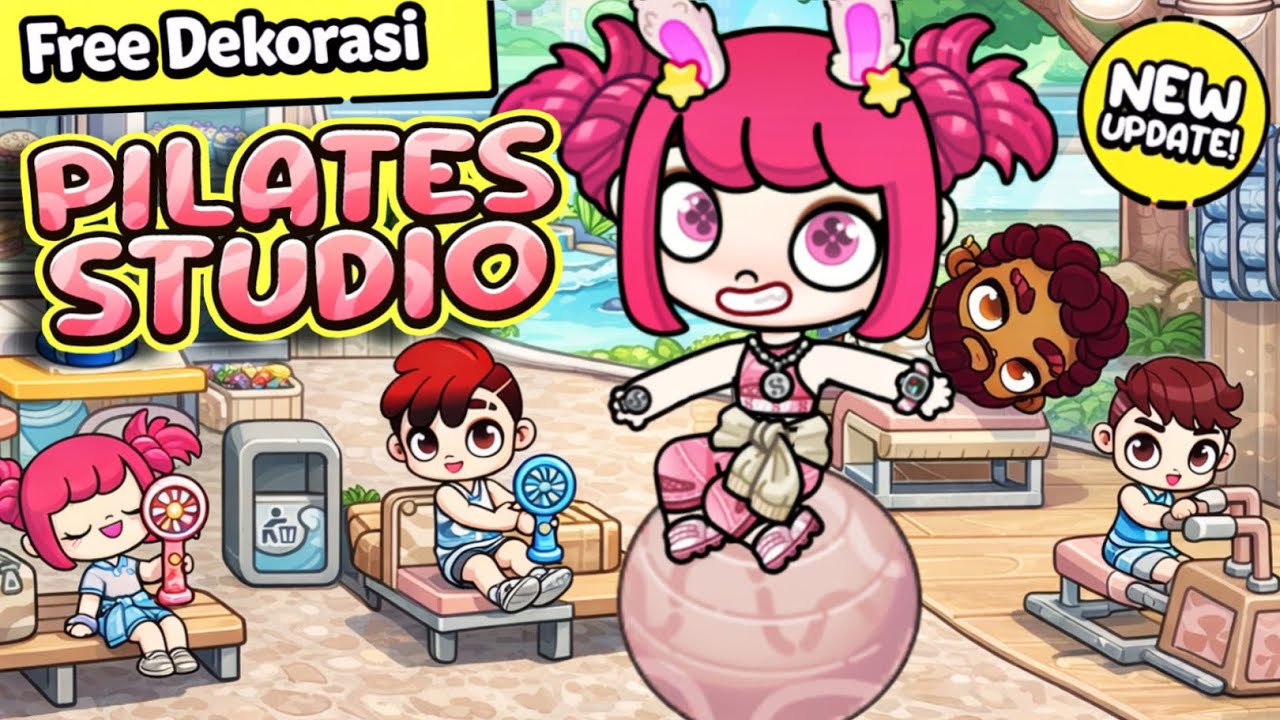 FREE DEKORASI PILATES STUDIO DI AVATAR WORLD PAZU