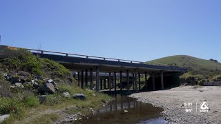 Single-lane traffic and limited beach access as Highway 1 bridge gets needed update