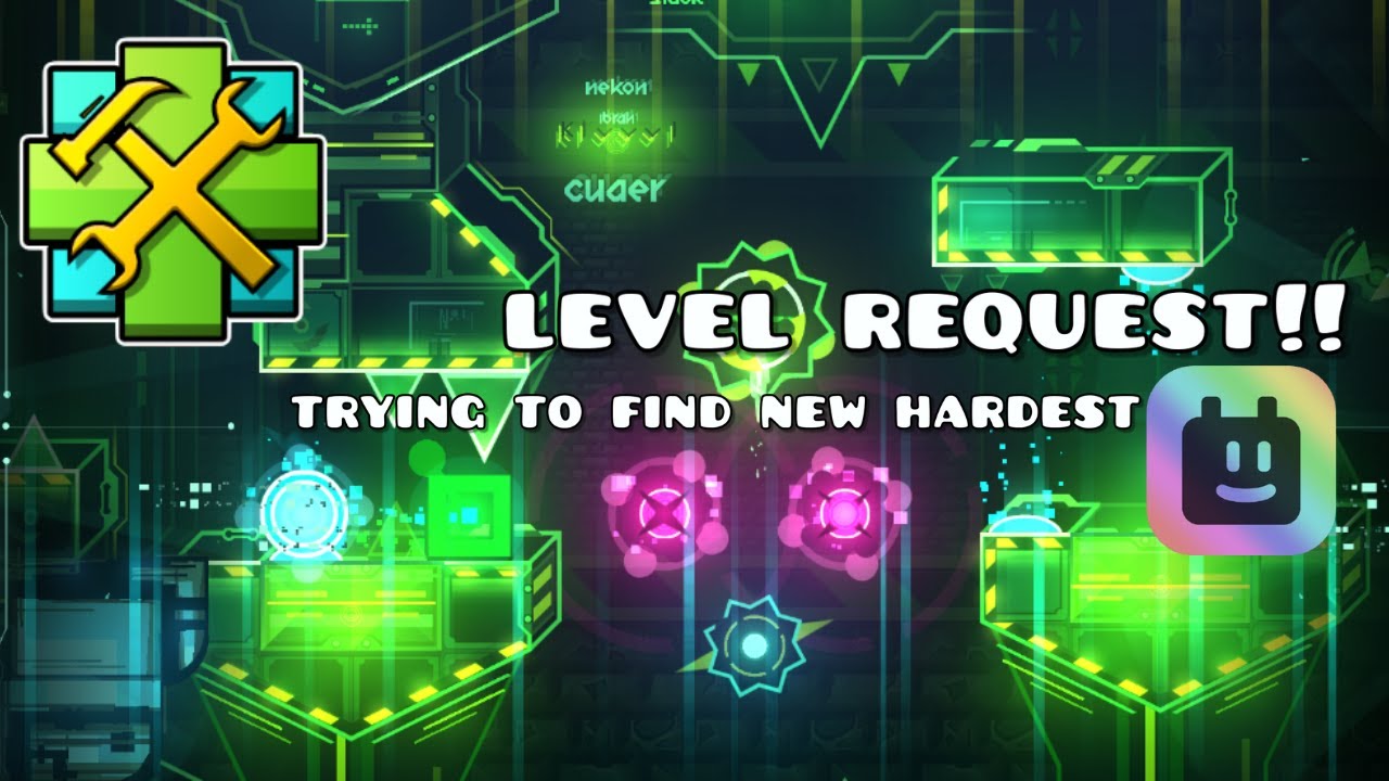 LVL REQUEST + TRYING TO FIND A NEW HARDEST| Geometry Dash Live 🔴 - YouTube